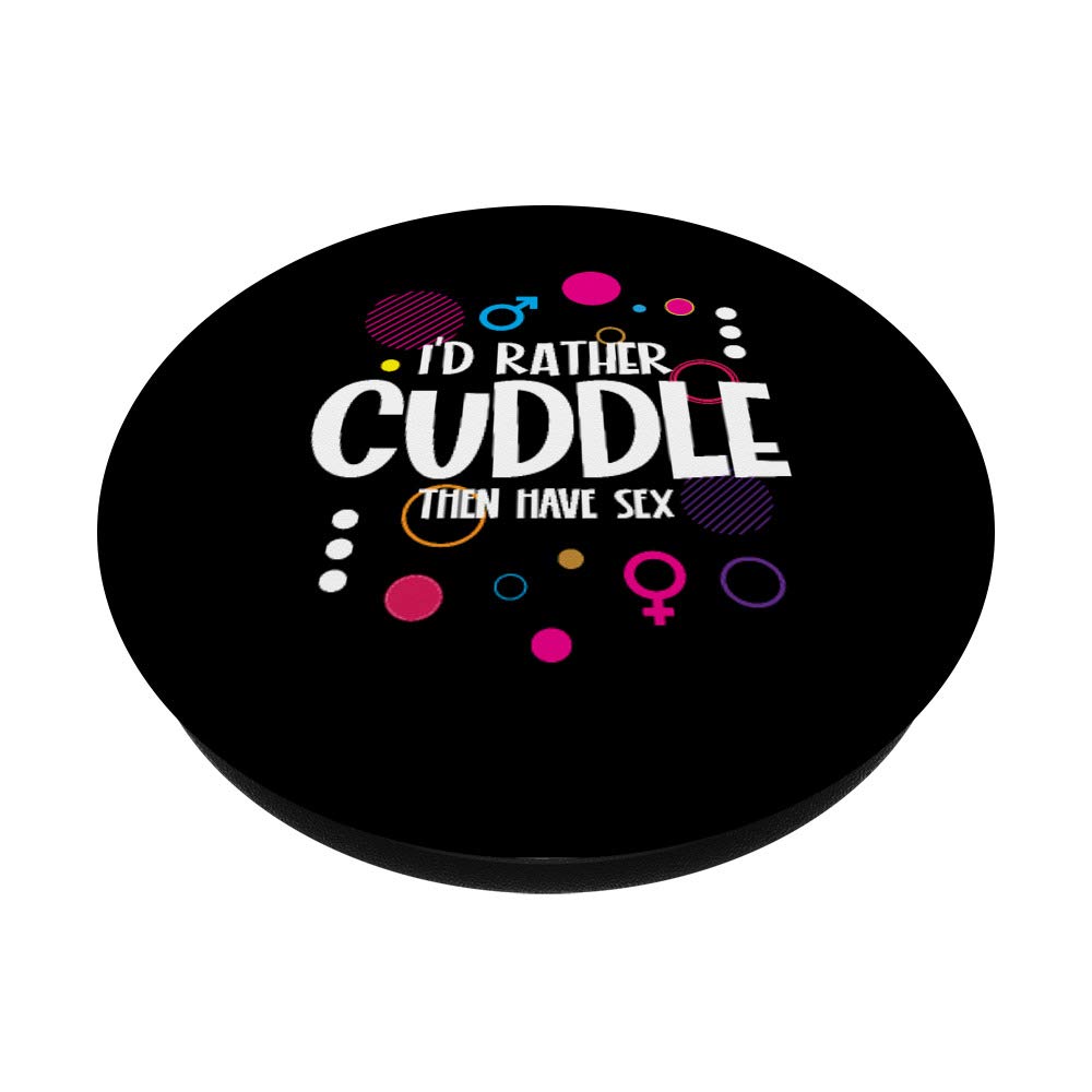 Kinky Cuddle Sexy Valentines Day Gift for Couples - Swappable PopSockets PopGrip Phone & Tablet Stand (Perfect for Romantic Dates, Anniversaries & Playful Moments)