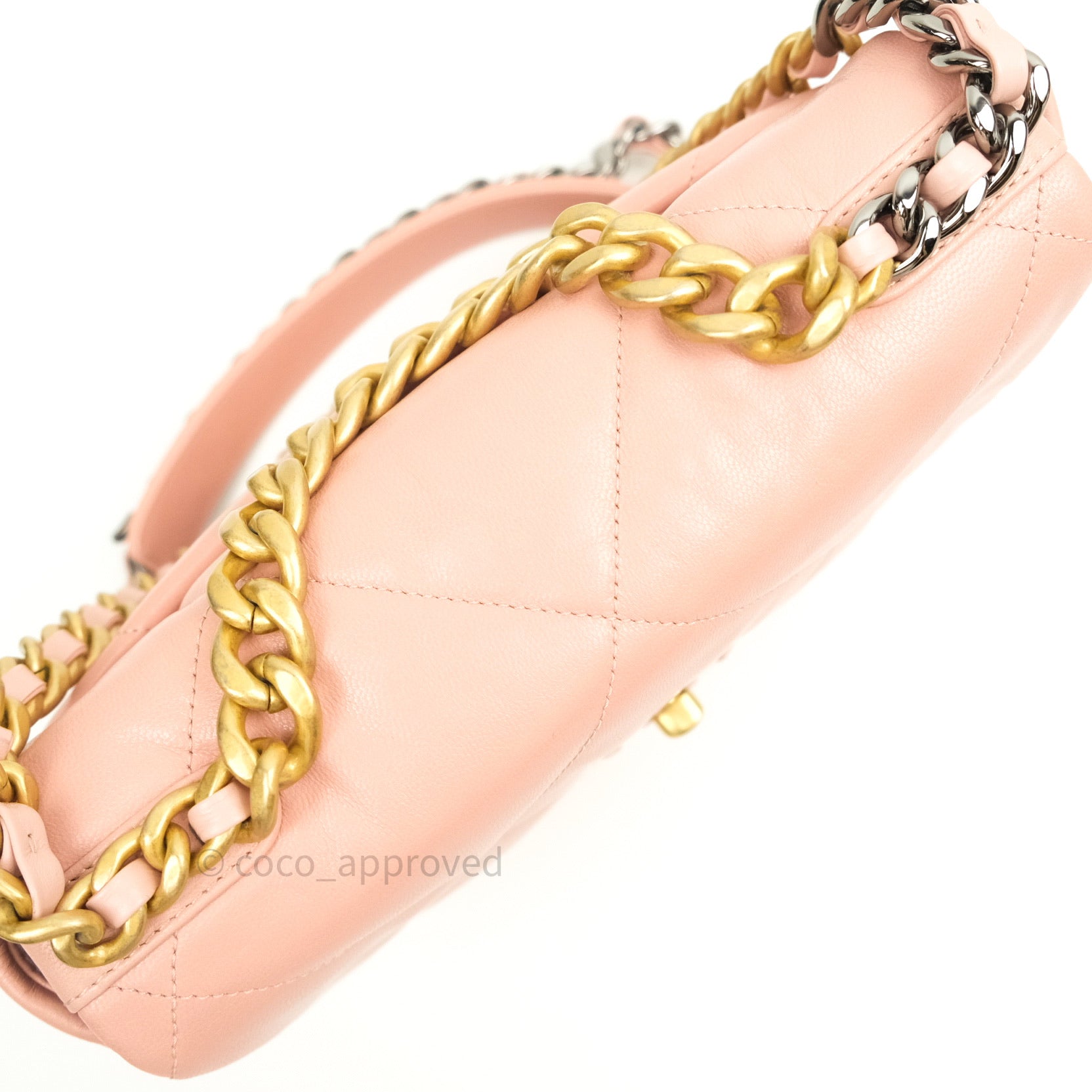 Chanel 19 Small Goatskin Handbag in Rose Pink with Mixed Hardware - Luxury Crossbody Bag for Women, Perfect for Date Night & Special Occasions