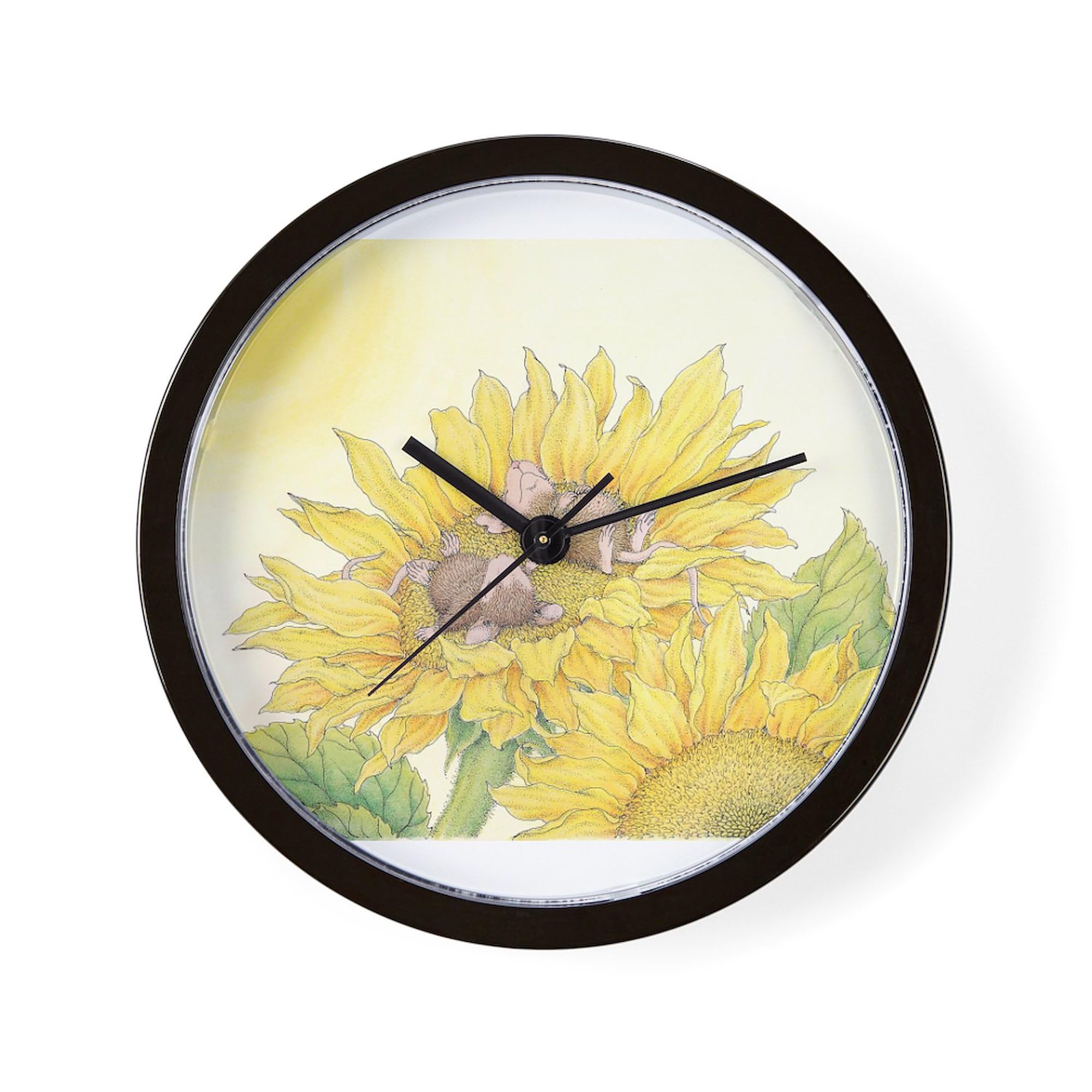 Ray of Sunshine 10 Inch Wall Clock - Decorative Wall Clock for Living Room, Kitchen, Office - Perfect for Home Decor & Gifts