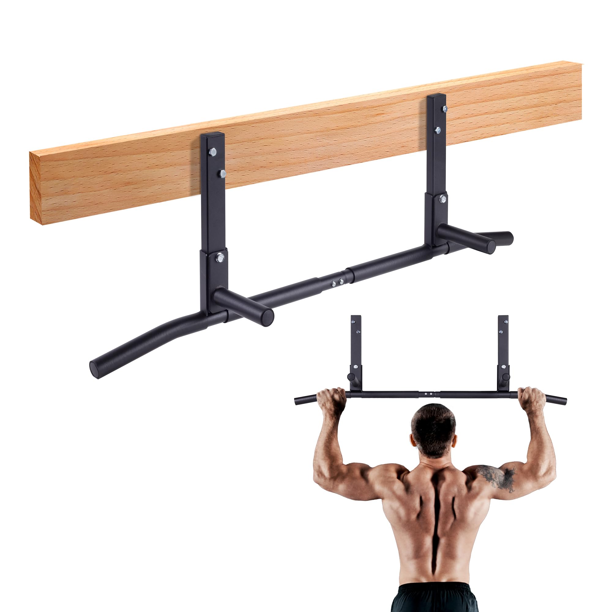 Heavy Duty Joist Mount Pull Up Bar - 42