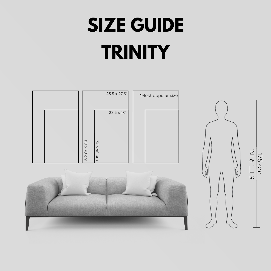 Earth Abstract Trinity - Modern Abstract Wall Art for Home & Office Decor | Perfect for Living Room, Bedroom & Workspace