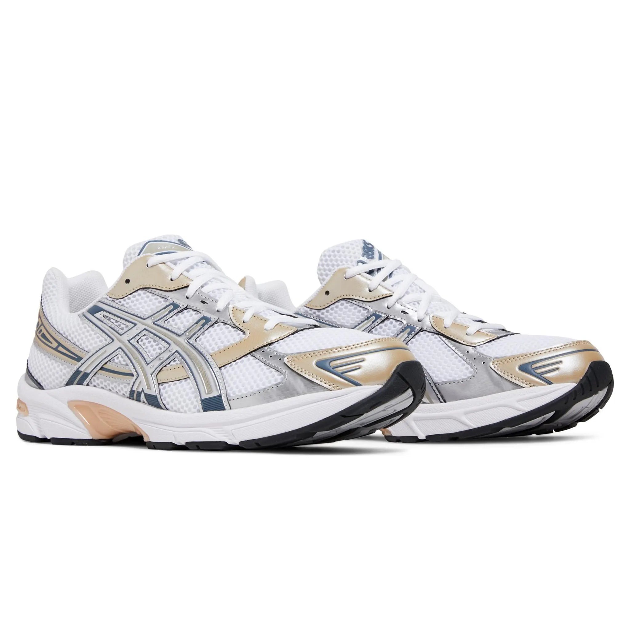 ASICS Gel 1130 Running Shoes for Men - White Wood Crepe Cushioning Sneakers - Perfect for Jogging, Gym Workouts & Casual Wear
