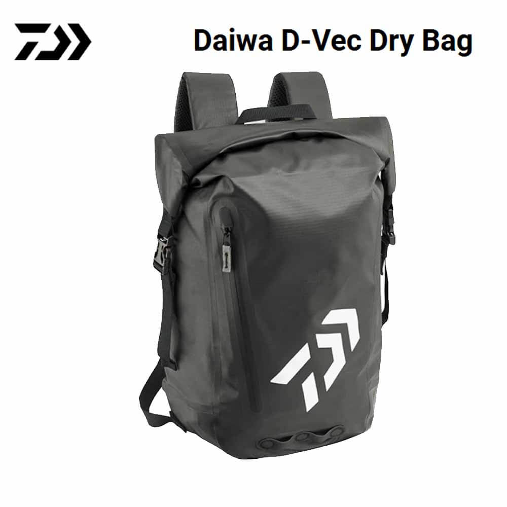 Daiwa D VEC Waterproof Dry Bag - Lightweight & Durable for Kayaking, Camping, Hiking, and Outdoor Adventures