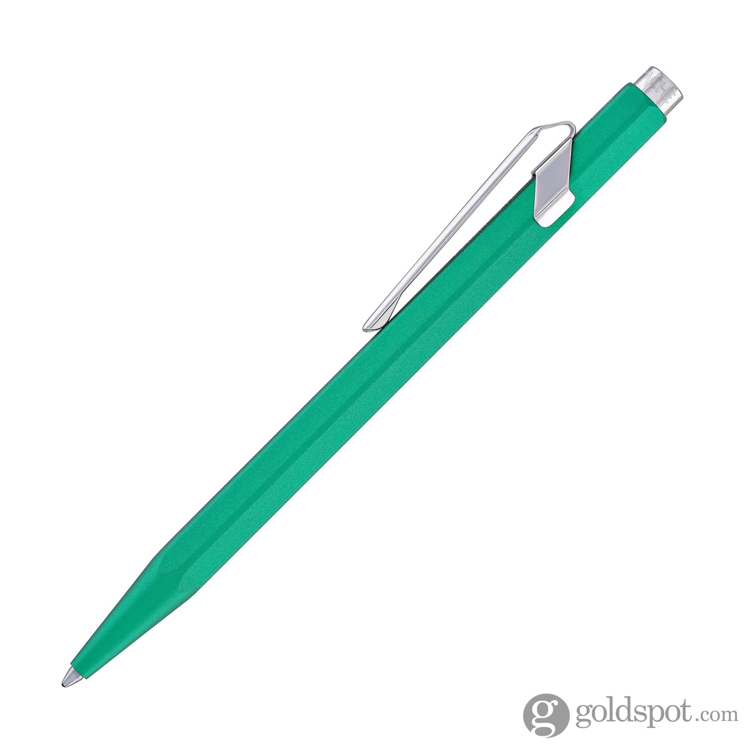Premium Caran d'Ache 849 COLORMAT X Green Ballpoint Pen - Smooth Writing for Office, School & Artistic Sketching