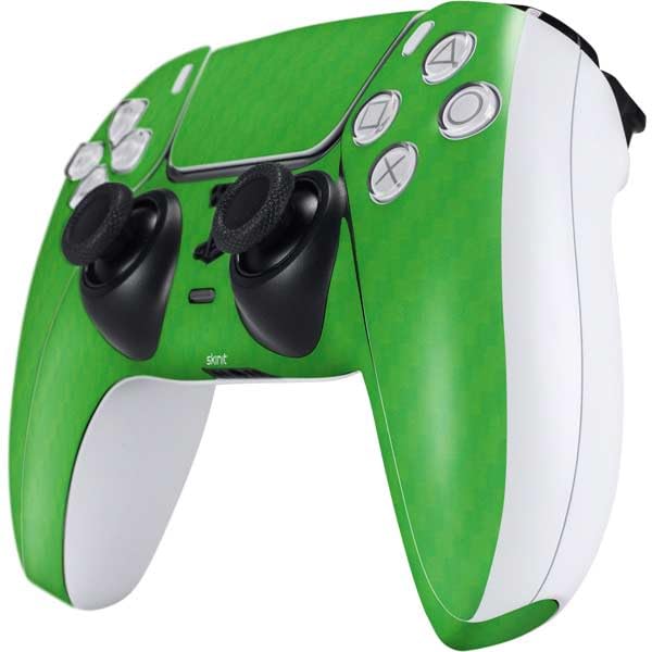 Premium Green Carbon Fiber PS5 Controller Skin - Custom Gaming Decal for Enhanced Grip & Style - Perfect for Gaming Enthusiasts & PS5 Console Protection