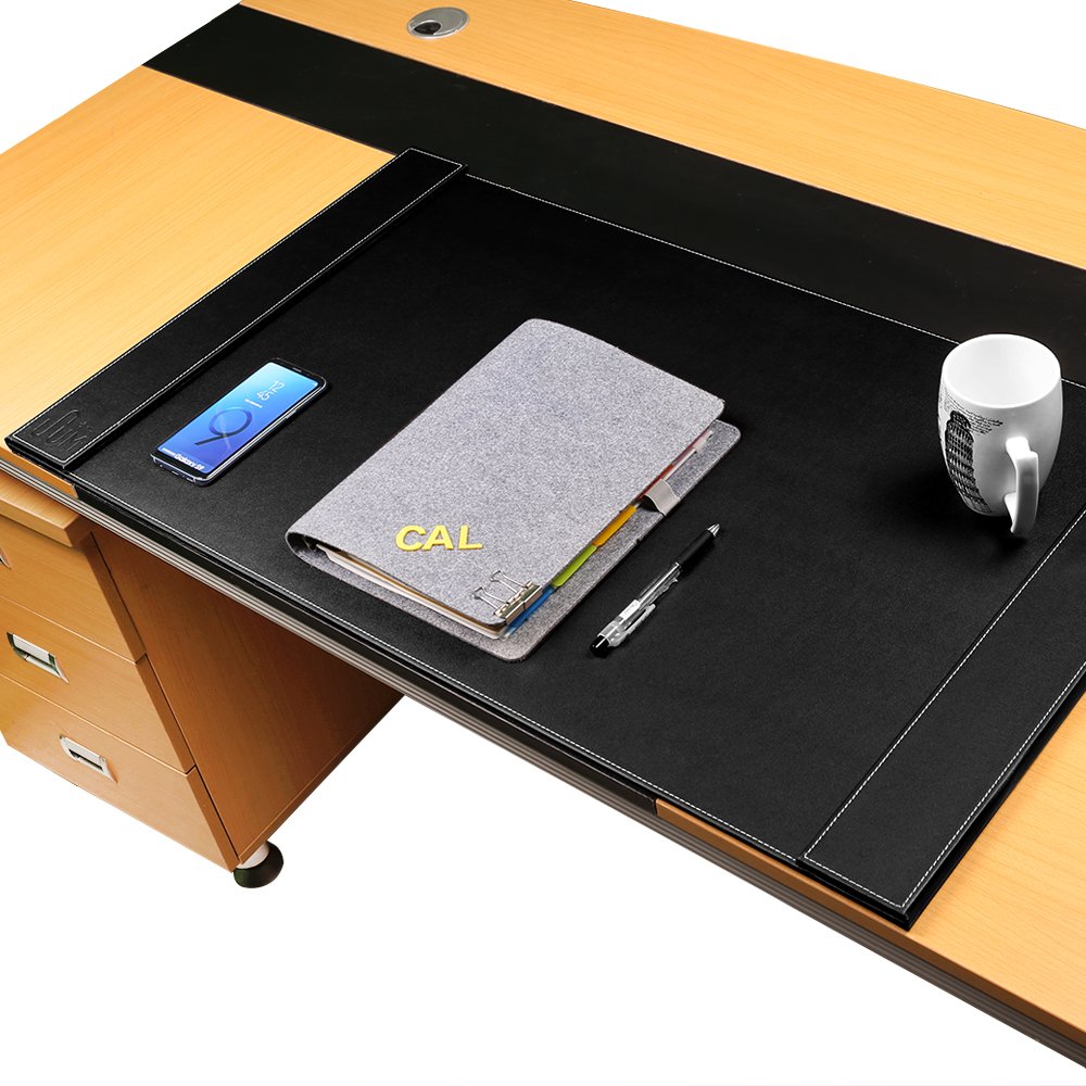 Non-Slip Leather Desk Pad Protector - Waterproof Office & Home Writing Mat for Laptops, Keyboards & Desks - Perfect for Work, Study & Gaming