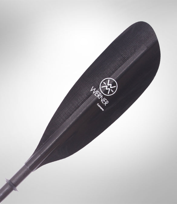 Camano Carbon 2-Piece Bent Shaft Paddle - Lightweight & Durable Canoe/Kayak Paddle for Touring & Recreational Water Sports