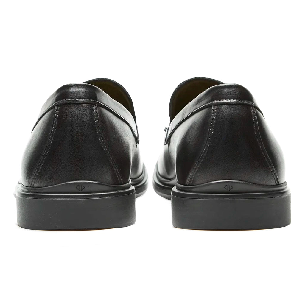 Premium Genuine Leather Loafer Shoes for Men - Classic Obsidian Black Slip-On Comfortable Casual Dress Shoes | Perfect for Office, Business, Wedding & Daily Wear