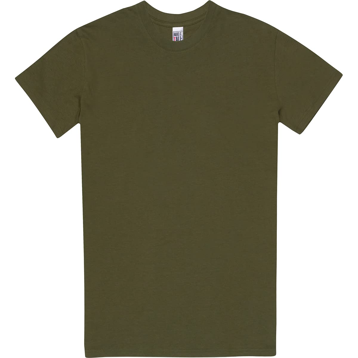 Premium Ring Spun Cotton T-Shirt for Tall Men - Soft & Durable Crew Neck Tee - Perfect for Casual Wear, Workouts & Everyday Comfort