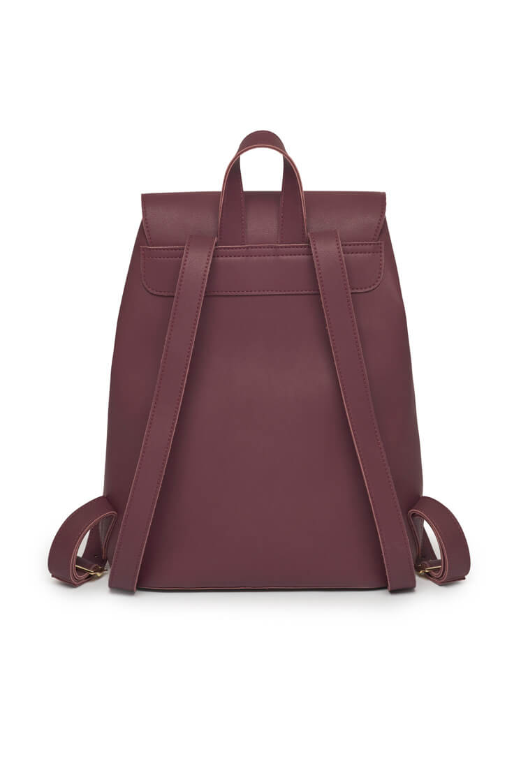 Premium Burgundy Backpack for Men & Women - The Copperfield EBP4973 - Stylish Durable Laptop Backpack for Work, Travel & School