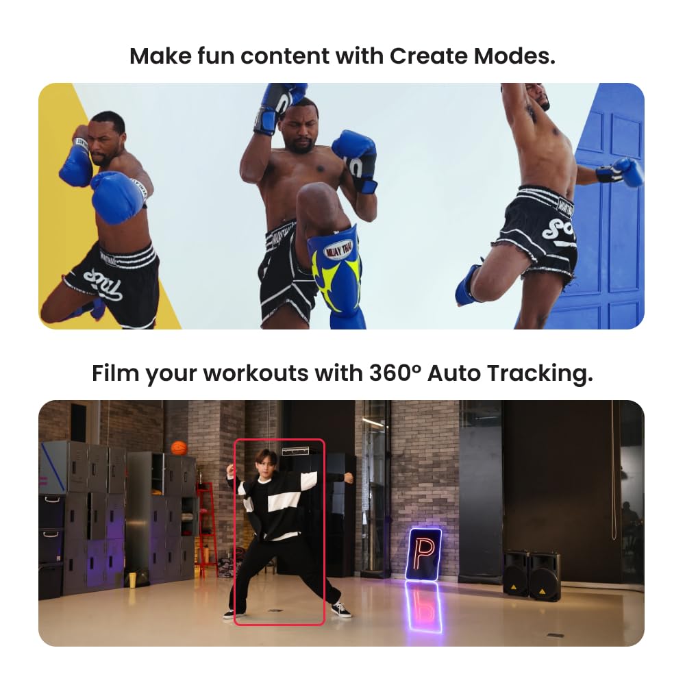 Pivo Pod Classic Auto Tracking Phone Holder - 360° Rotating Smart Mount with Face & Body Tracking for Content Creators | Includes Remote Control & Travel Case | Perfect for Vlogging, Live Streaming & Video Calls