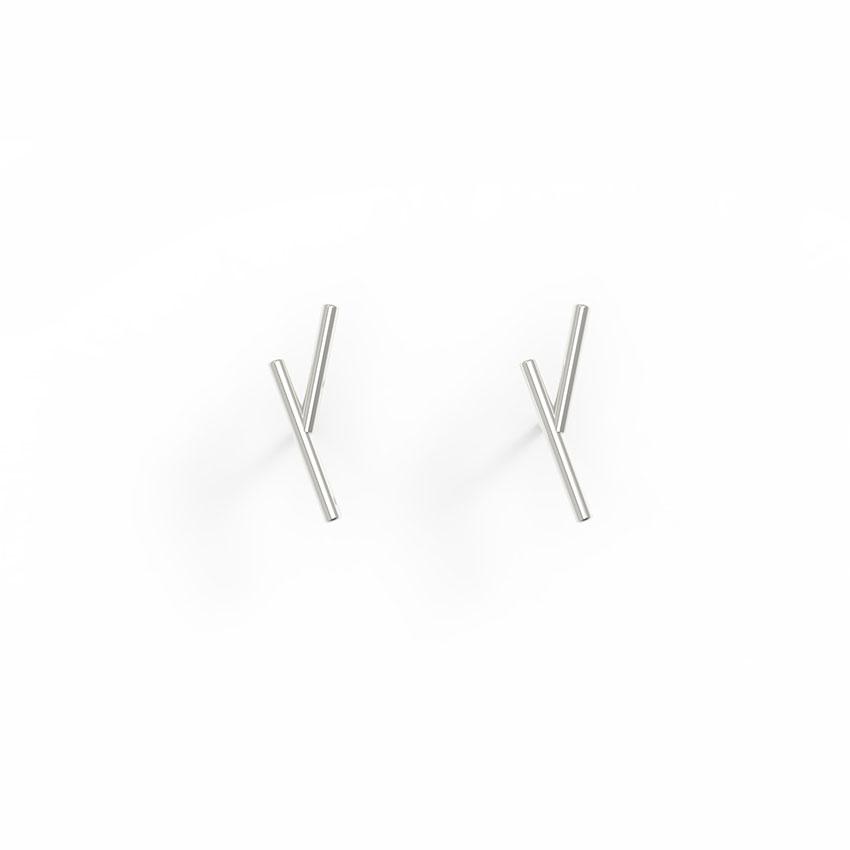 Mini Stud Earrings for Women - Dainty Gold & Silver Branch Design Studs - Perfect for Everyday Wear, Gifts & Special Occasions