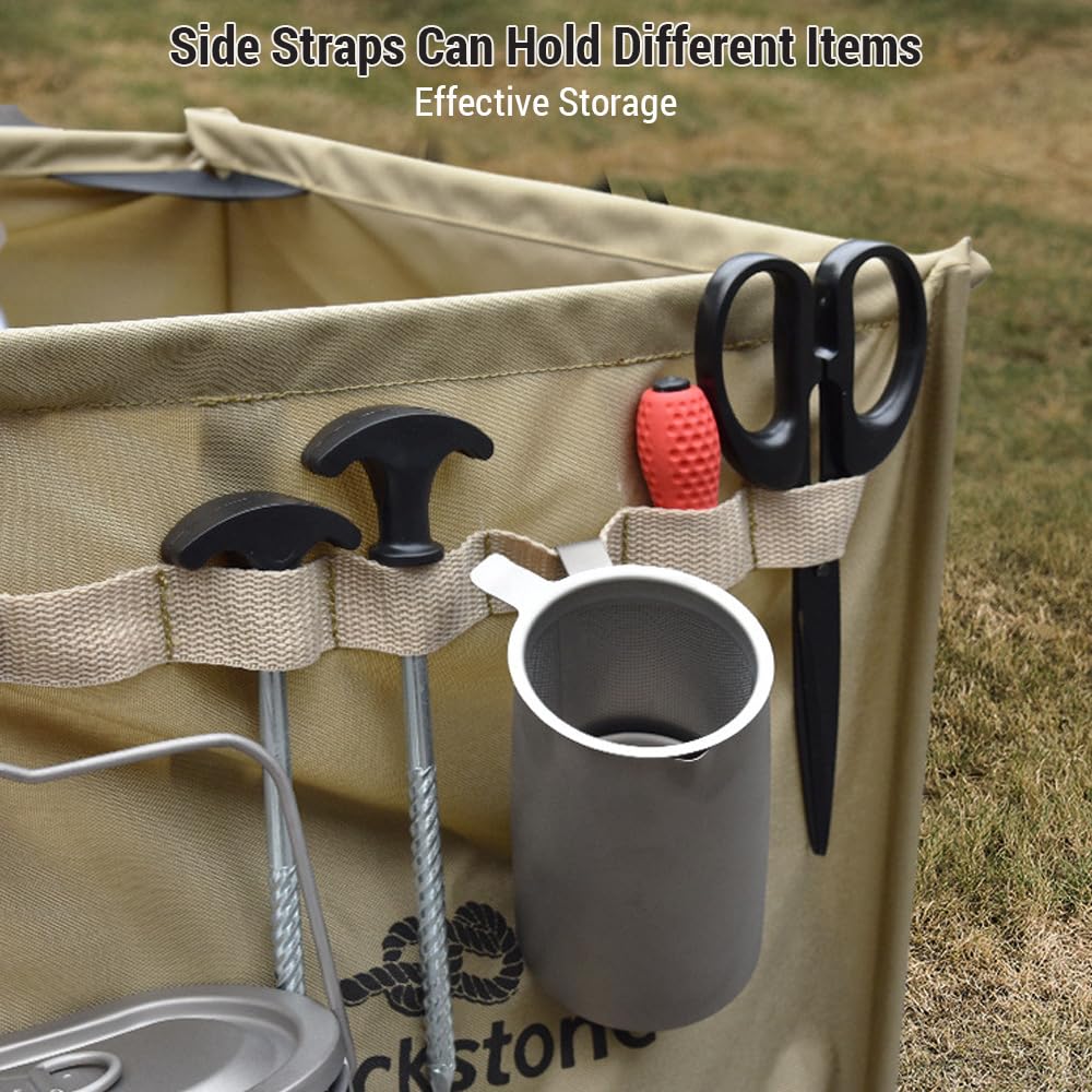 HXBER Foldable Climbing Rope Bag - Durable Camping Gear Storage & Throwing Rope Organizer for Rock Climbing, Hiking, and Outdoor Adventures