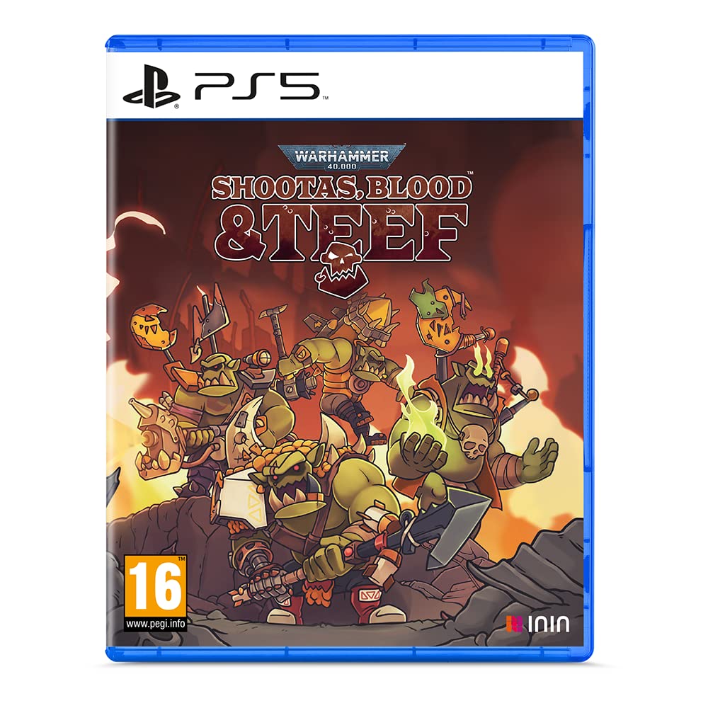 Warhammer 40,000 Shootas, Blood & Teef PS5 Game - Action-Packed Ork Adventure for PlayStation 5 | Perfect for Warhammer Fans & Multiplayer Gaming