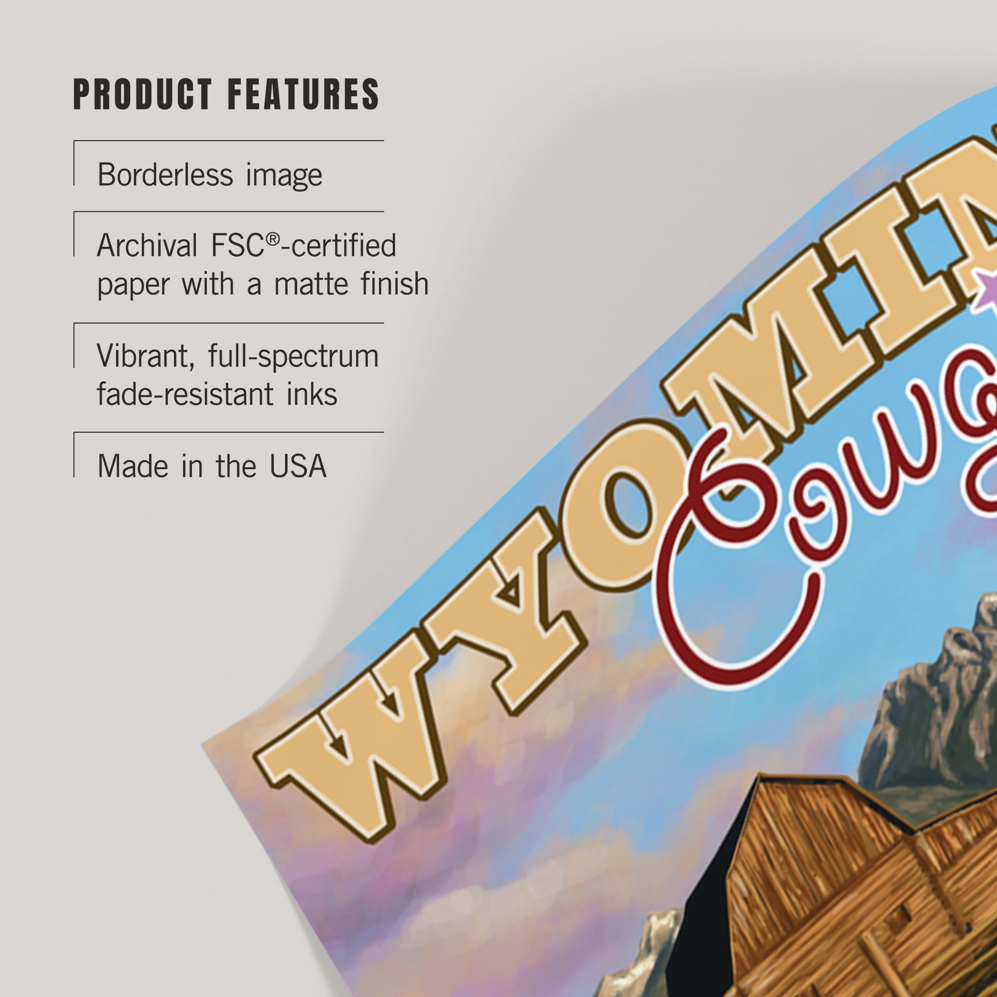 Wyoming Cowgirls 16x24 Inch Giclee Art Print - Premium Wall Decor for Western Home & Ranch Style Interior Design