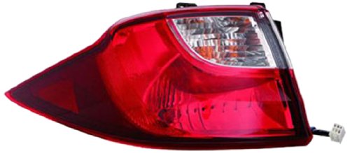 OE Replacement Mazda Left Tail Lamp Assembly - MA2804109 - Compatible with Mazda 3, 6, CX-5 & More - Durable Aftermarket Tail Light for Improved Visibility & Safety - Perfect for Night Driving, Bad Weather & Vehicle Upgrades