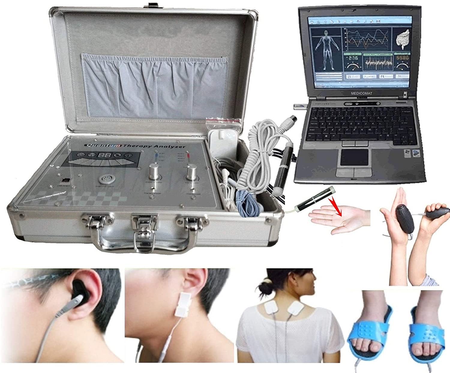 Quantum Resonance Magnetic Body Health Analyzer - Portable 45 German Reports Therapy Device for Home Wellness & Holistic Healing | Perfect for Energy Balancing, Stress Relief & Personal Health Monitoring