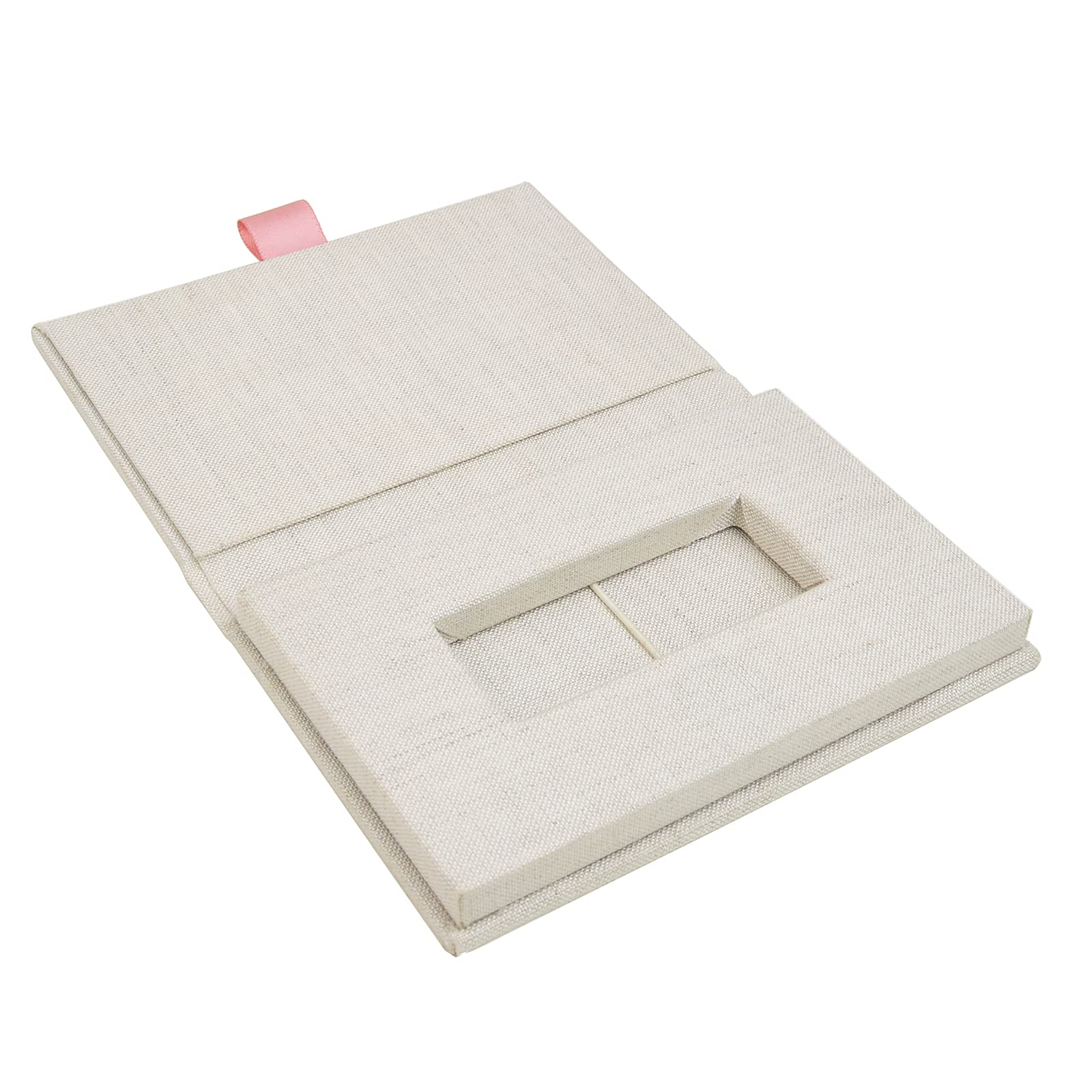 Custom Linen USB Flash Drive Case with Personalized Logo - Premium Wedding Photographer Client Gift & Photography Packaging (10-Piece Set with Free Logo) - Perfect for Wedding Albums, Photo Storage & Corporate Branding Gifts