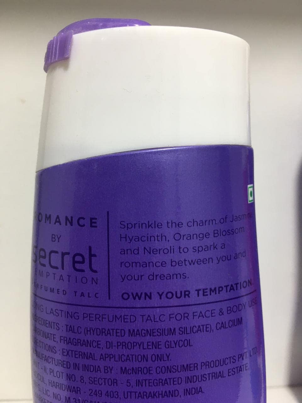 Secrett Temptation Romance Talcum Powder 100g & Mystery Deodorant 150ml Set for Women - 2 Pack | Fresh & Fragrant Body Care for Daily Use, Gym, and Special Occasions