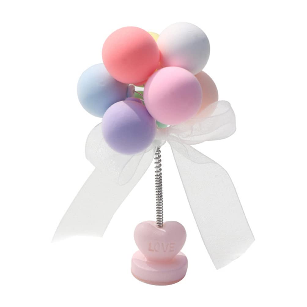ABOOFAN Car Dashboard Ornament - Lovely Clay Balloon Swinging Decor for Auto, Home, Bedroom & Desk - Perfect for Gifts, Party Decorations & Interior Styling