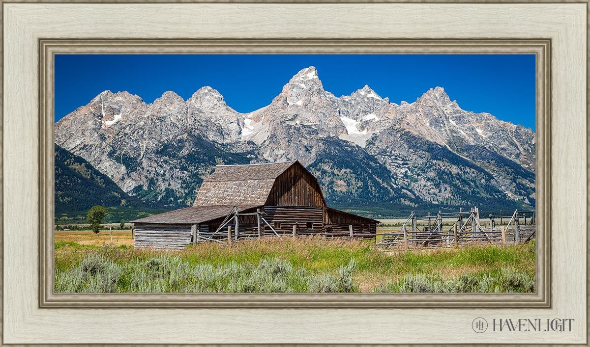 Stunning Moulton Barn Landscape Photo - Iconic Wyoming Landmark Near Grand Teton National Park | Perfect for Wall Art, Home Decor & Travel Inspiration