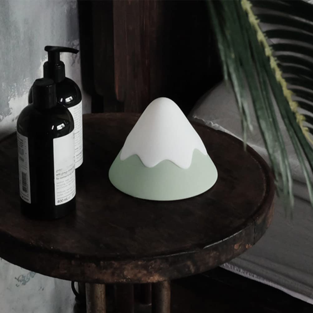 Rechargeable LED Night Light for Kids - Snow Mountain Shaped Nursery Lamp, Bedside Table Lamp for Baby Room | Perfect for Bedtime Stories, Night Feeding & Creating Soothing Atmosphere