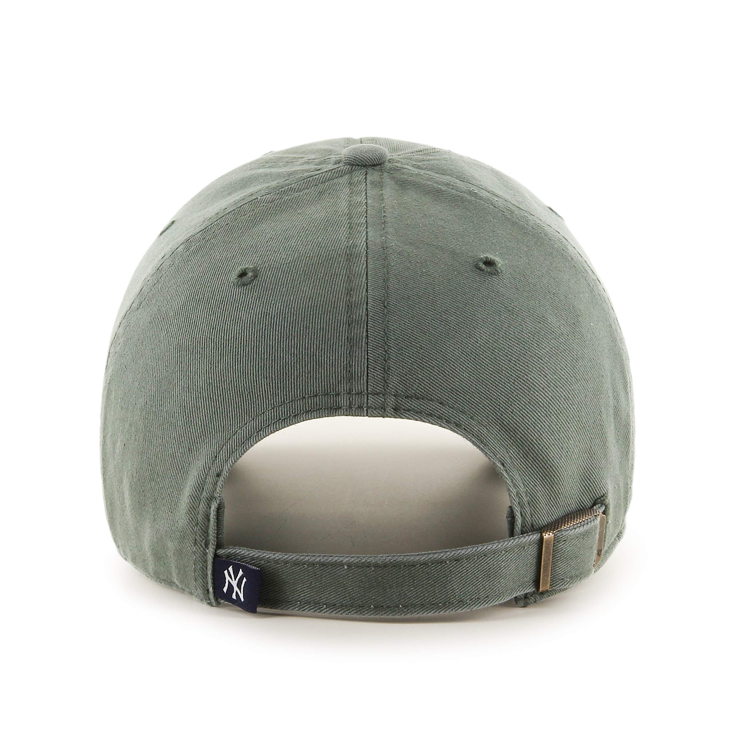 47 Brand MLB Moss Green Primary Logo Adjustable Baseball Cap - One Size Fits All for Men & Women | Perfect for Baseball Games, Outdoor Activities & Casual Wear