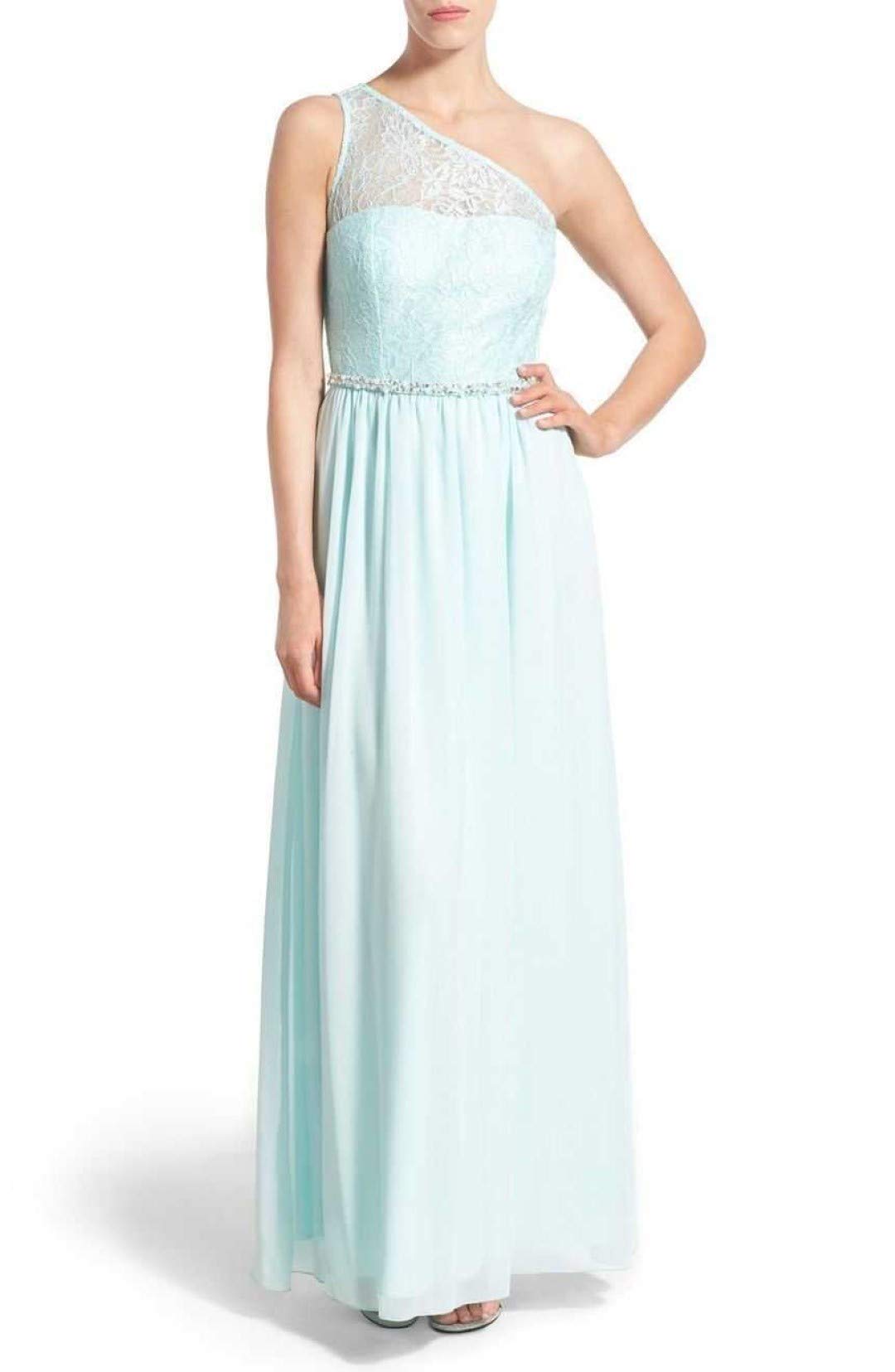 Speechless Junior's One Shoulder Illusion Long Prom Dress - Elegant Formal Gown for Homecoming, Quinceañera & Special Occasions