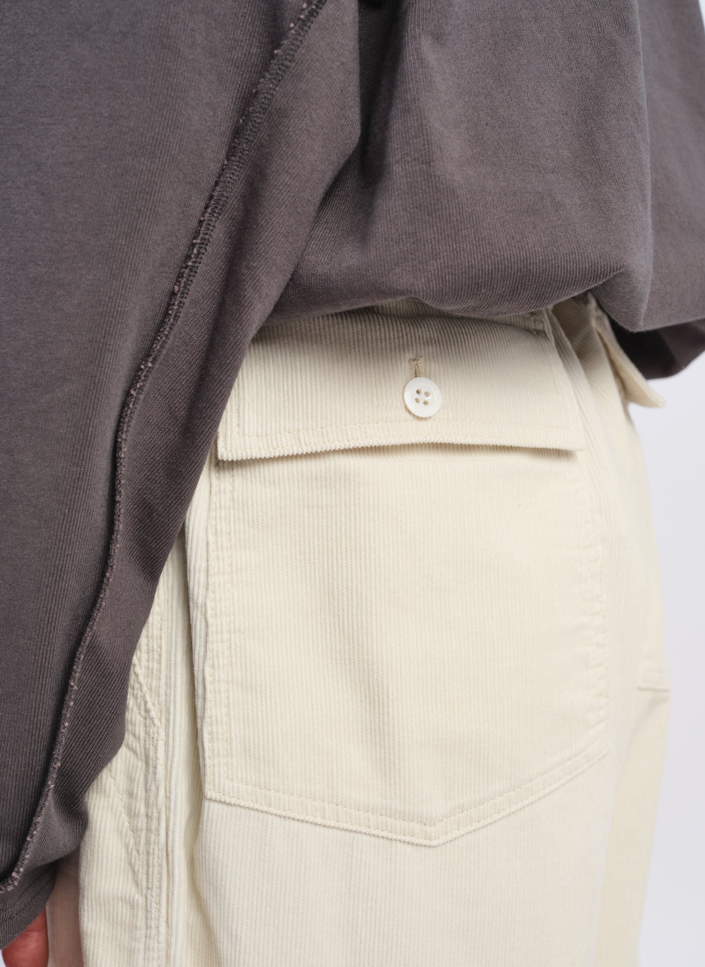 14W Corduroy Wide Tapered Baker Pants for Women - Comfortable High Waisted Casual Trousers for Work, Office & Everyday Wear