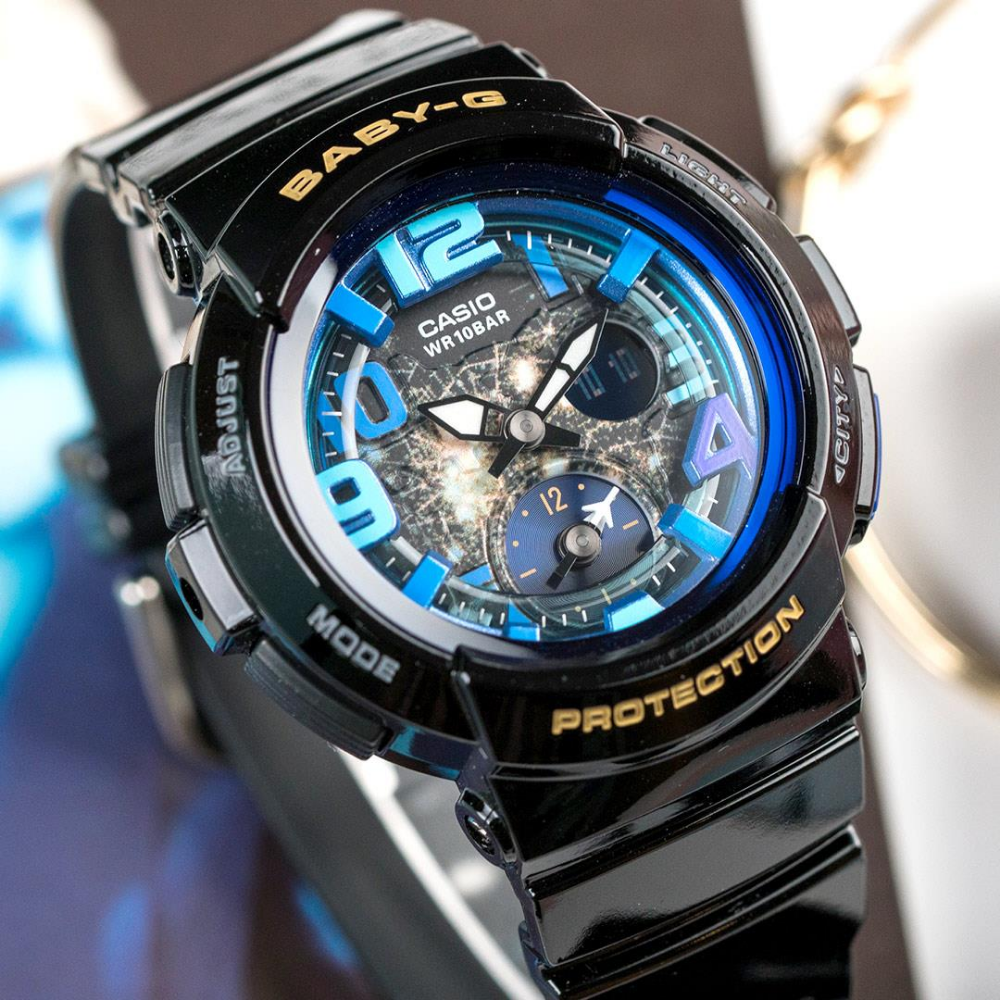 Casio Baby-G BGA-190GL-1BDR Digital Sport Watch for Women - Shock Resistant, Water Resistant, LED Backlight - Perfect for Running, Swimming & Outdoor Activities