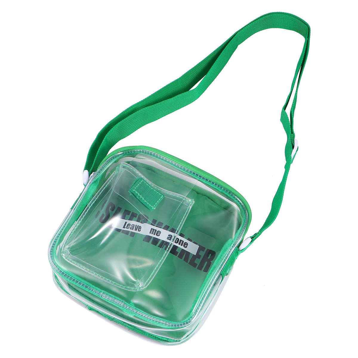 Amosfun Clear Crossbody Bag for Women - Stylish Transparent Shoulder Messenger Purse, Jelly Bag for Parties, Concerts & Travel - Perfect for Music Festivals, Beach Outings & Night Events