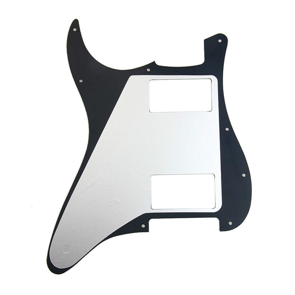 Electric Guitar Pickguard HH 3-Ply Black Pearl for Fender Stratocaster - Replacement Part for Guitar Repair & Customization - Perfect for Musicians & DIY Guitar Mods