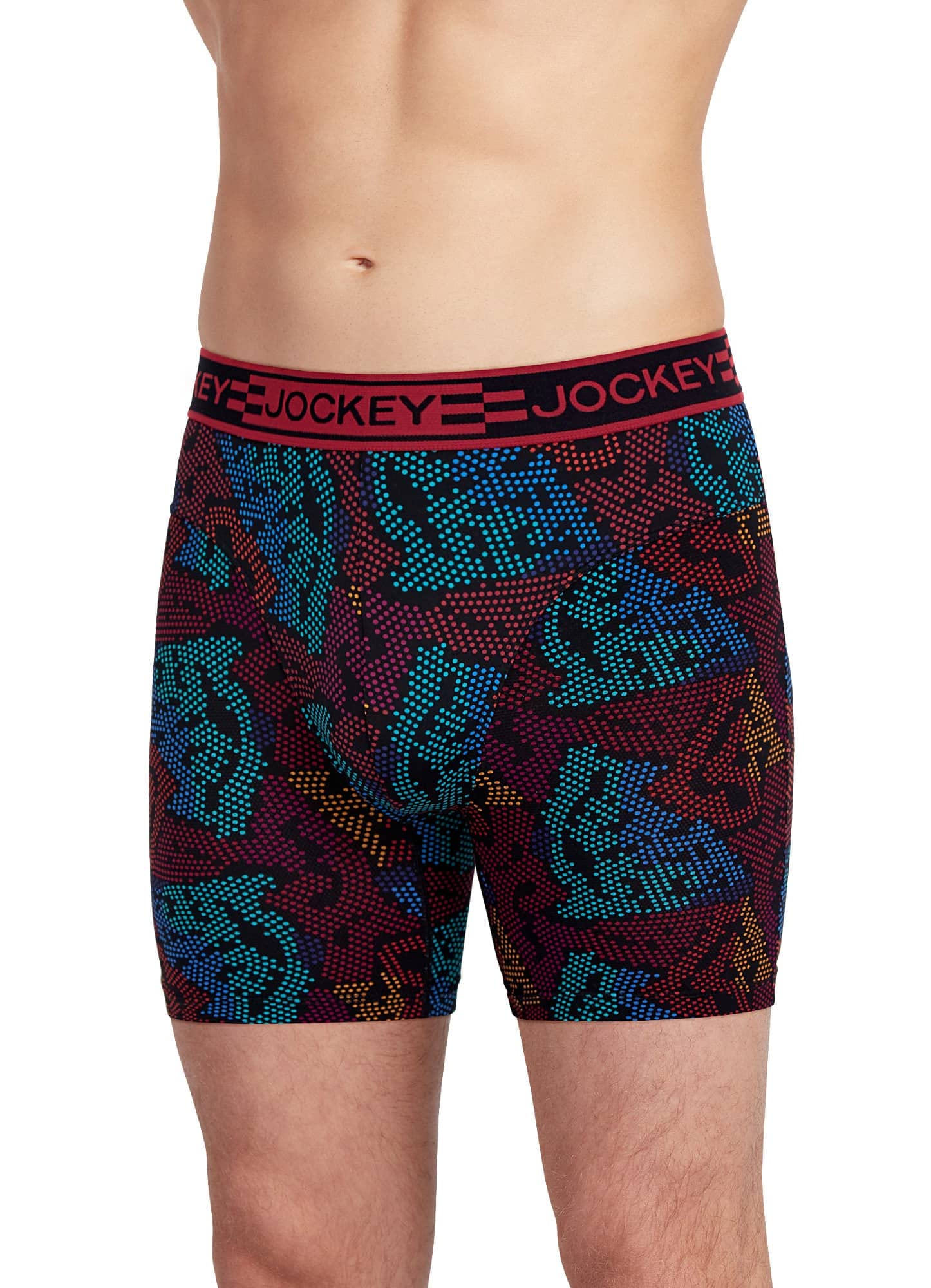 Jockey Men's Cooling Mesh Performance Boxer Briefs - 6 Inch Sport Underwear for Active Lifestyles & Gym Workouts
