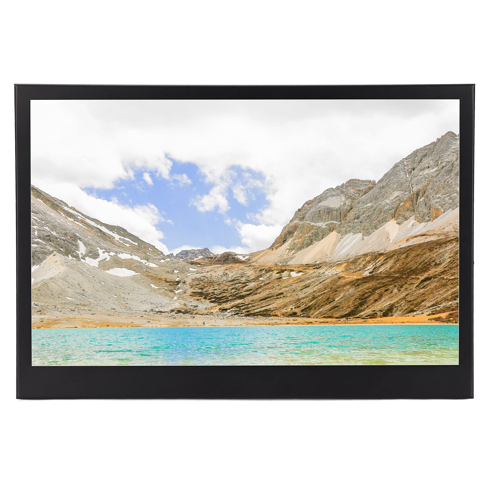 KKPLZZ 13-inch Portable Monitor with 1440x900 IPS HD Screen & HDR Technology - Ultra Slim External Display for Laptop, Smartphone, Gaming, and Office Work