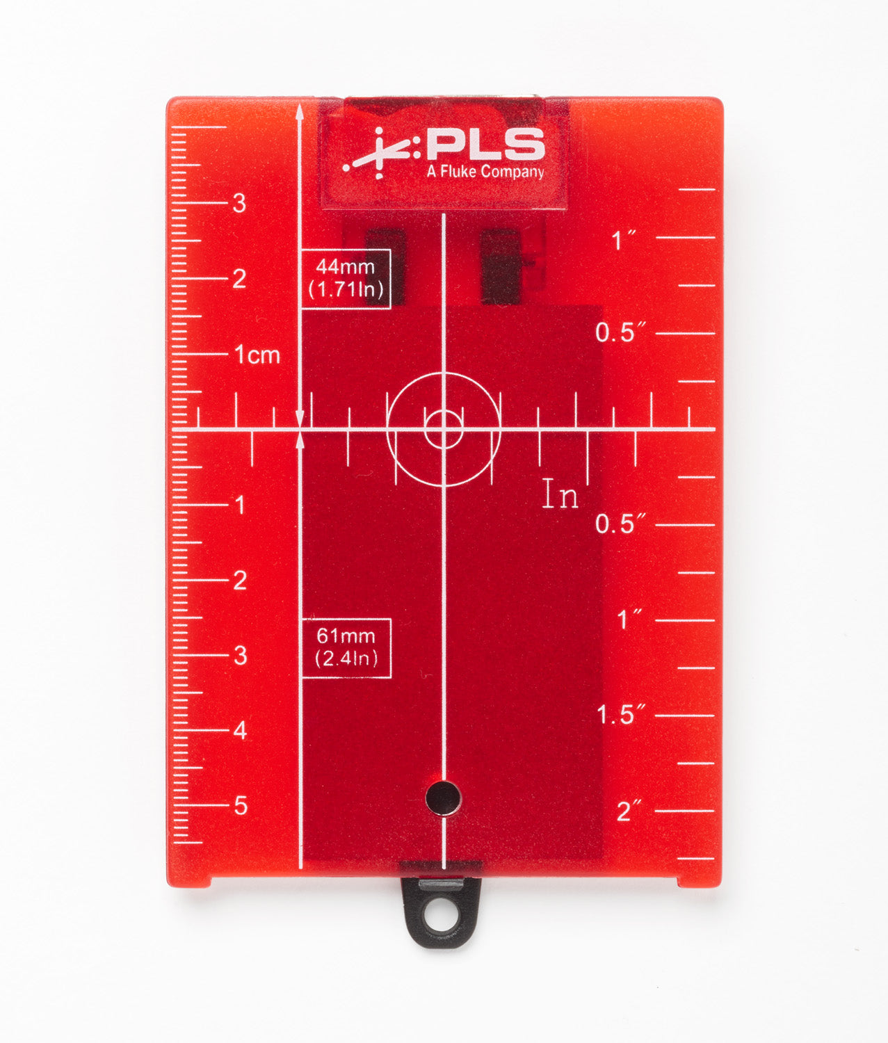 Fluke PLS Red Magnetic Reflective Target - High Visibility Laser Alignment Tool for Construction, HVAC & Electrical Work (Indoor/Outdoor Use)