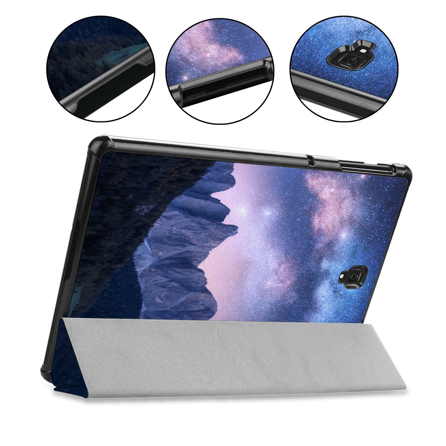 Premium Samsung Tablet Case - Slim Protective Cover with Nature Wonder Design for Galaxy Tab A/S6/S7/S8 - Perfect for Work, Travel & Home Use