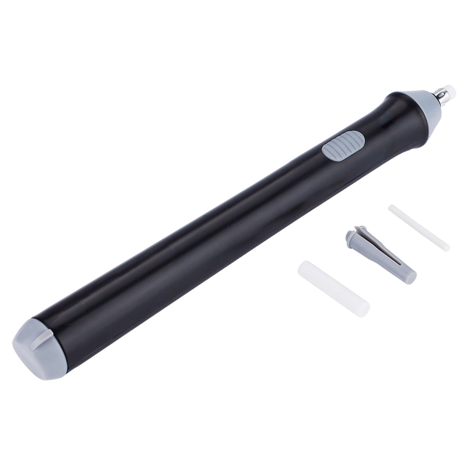 Tenwin Electric Eraser - Battery Operated Automatic Pencil Eraser for Artists & Drafting with 22 Refills (Black) | Perfect for Sketching, Drawing & Professional Artwork