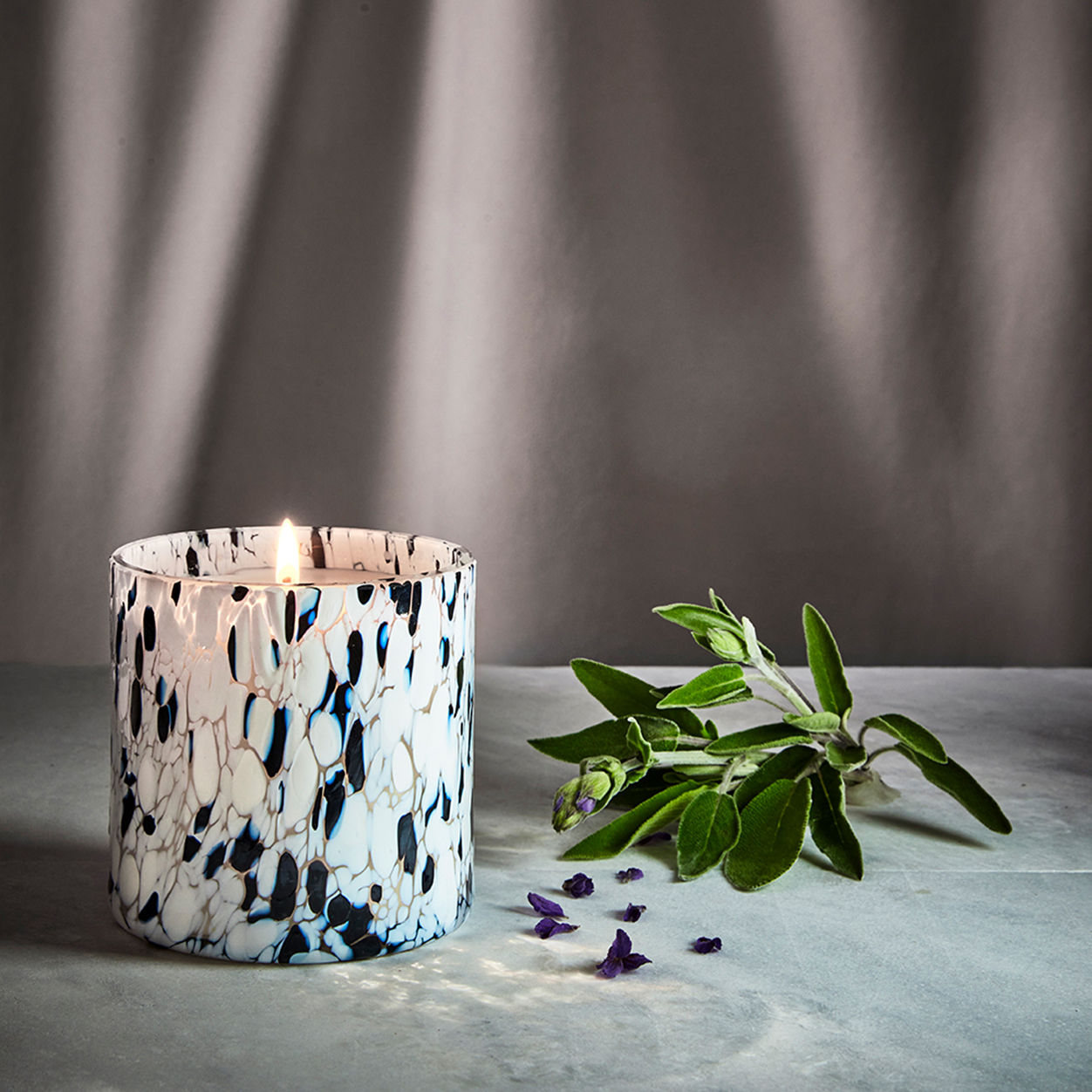 Absolute Clary Sage Candle - 100% Pure Essential Oil Aromatherapy Candle for Relaxation & Stress Relief - Perfect for Yoga, Meditation & Spa Nights at Home