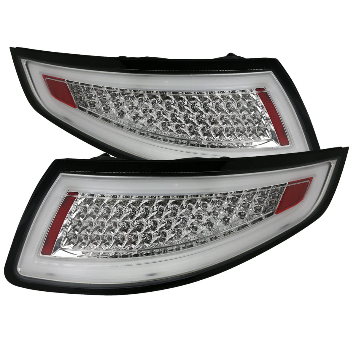 2005-2008 Car LED Tail Lights - Clear Lens, High Visibility, Easy Installation - Perfect for Night Driving & Enhanced Safety