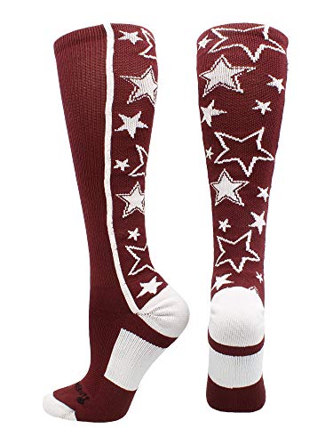 Maroon/White