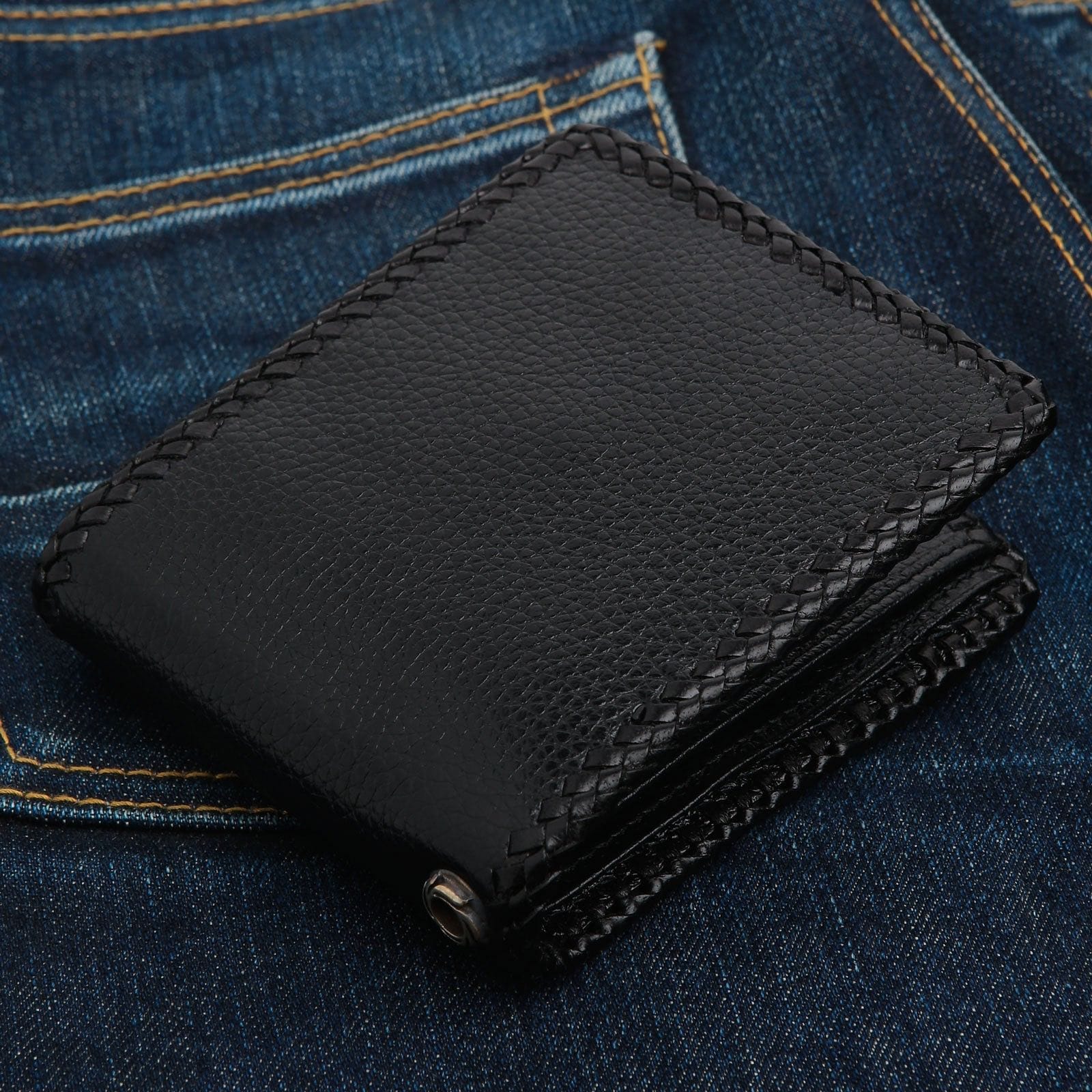 Genuine Red Stingray Leather Crossbody Biker Chain Wallet for Men - Stylish & Durable Motorcycle Wallet with RFID Protection - Perfect for Biking, Travel & Everyday Use