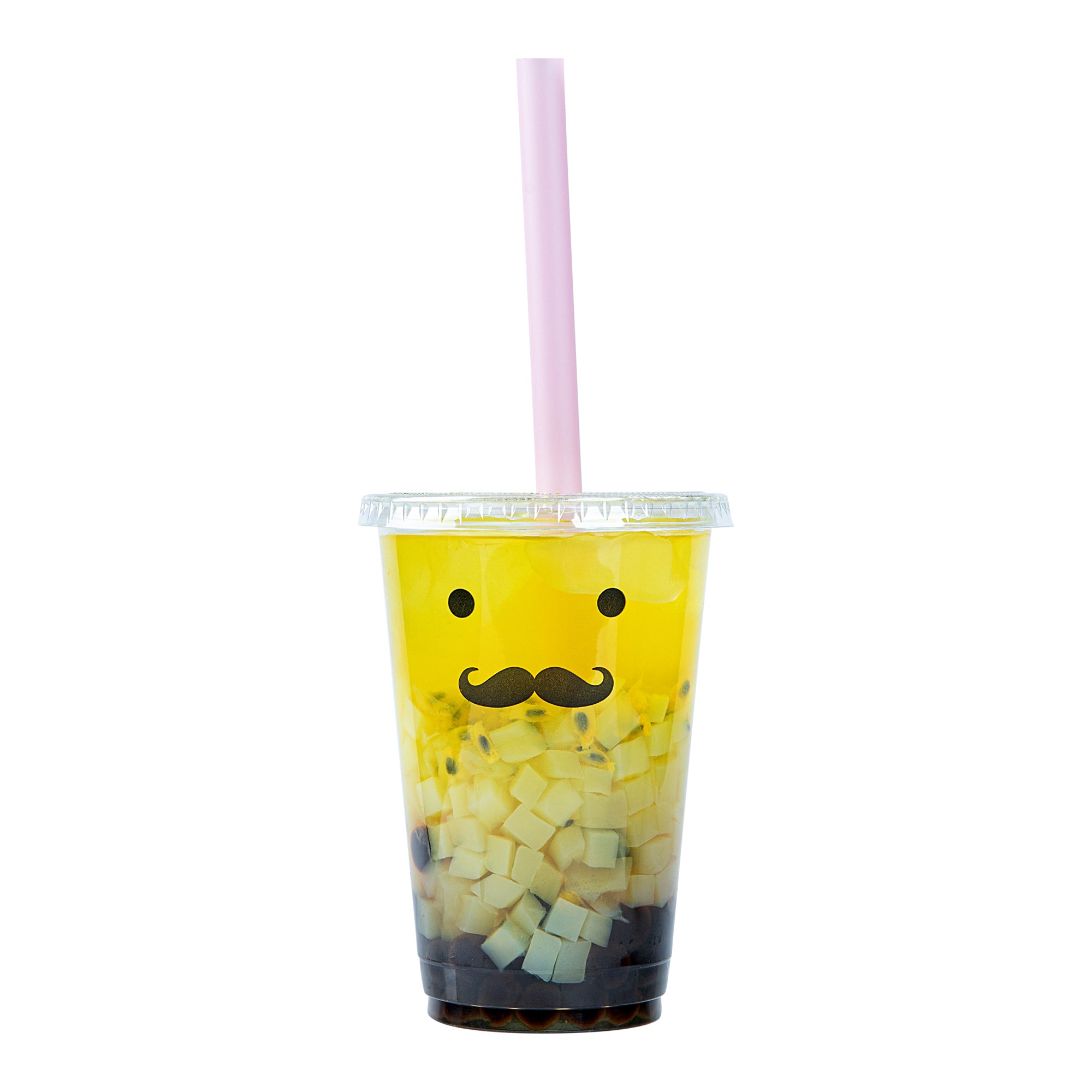 Eco-Friendly Extra Wide Pink PLA Boba Straws - Compostable, Pointed Tip, 9mm (100 Count) | Perfect for Bubble Tea, Smoothies, and Iced Drinks