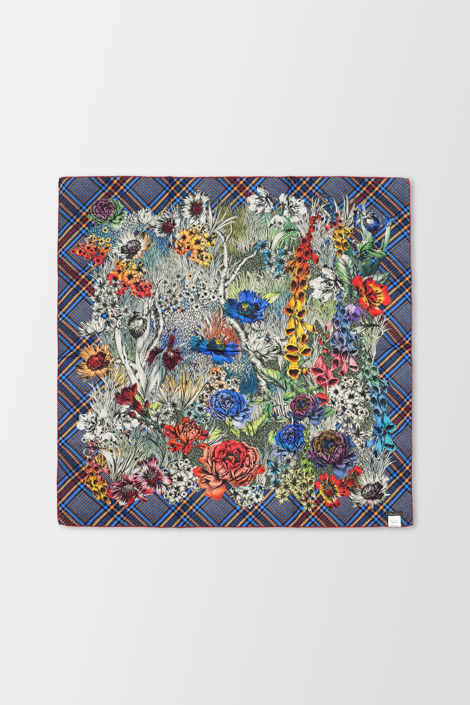 Faliero Sarti Multicolor Manuelita Silk Scarf - Luxury Italian Fashion Accessory for Women, Perfect for Office, Party & Travel