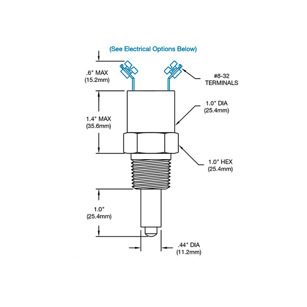 Nason TM-1C-220R Factory-Set Temperature Switch | Industrial-Grade TM Type Thermostat | 1 Year Warranty | for HVAC, Refrigeration & Automation Systems