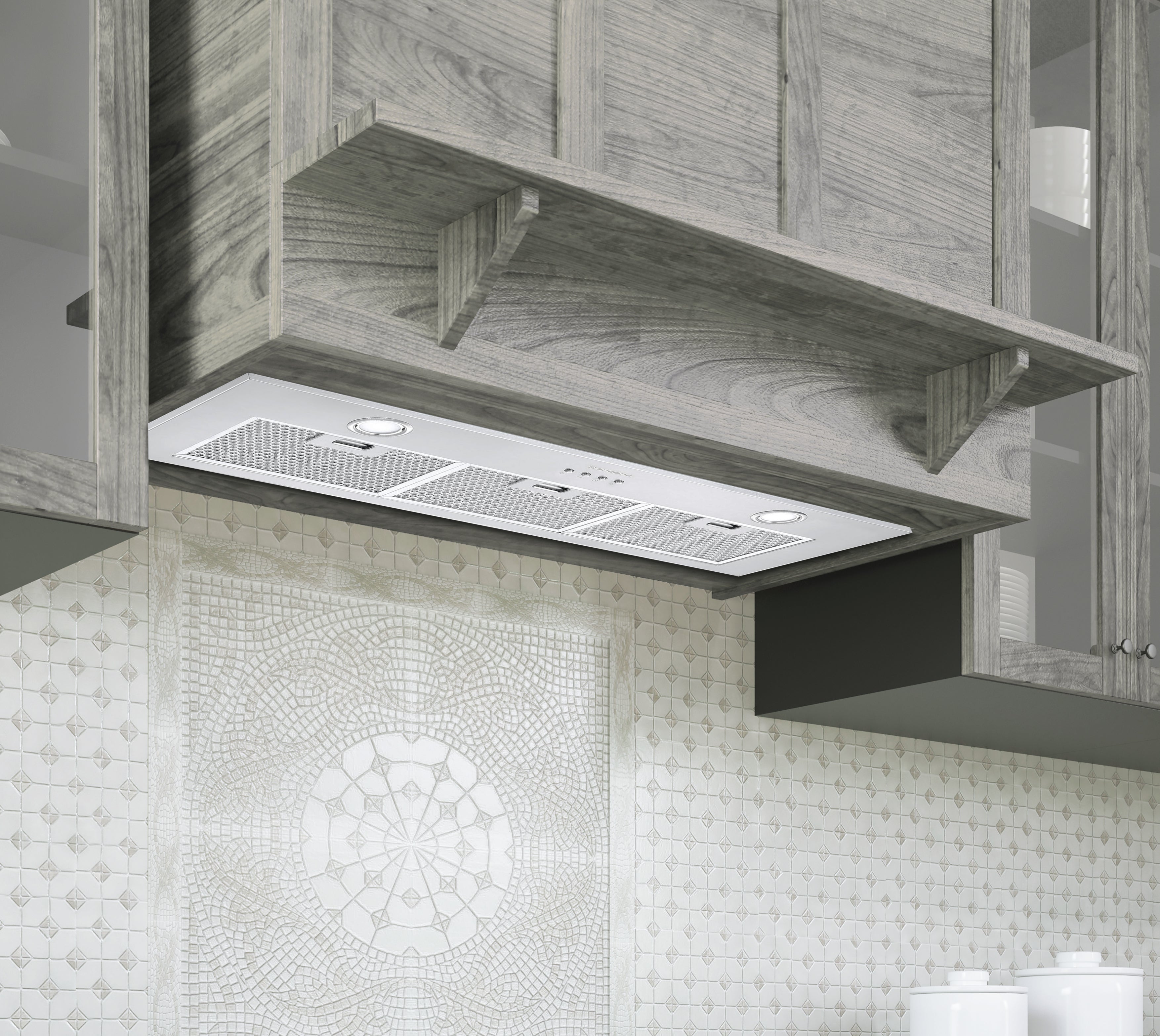 36 Inch Inserta Plus 420 CFM Ducted Insert Range Hood - Powerful Kitchen Ventilation for Gas Stoves & Cooking Areas - Perfect for Modern Homes & Restaurant Style Kitchens