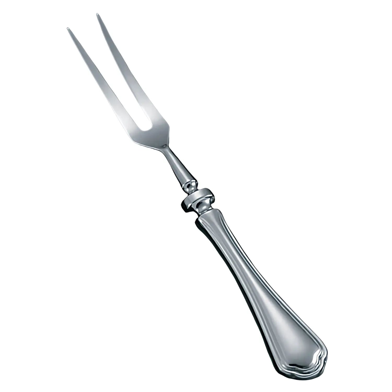 Premium EBM Shell Boolean Stainless Steel Carving Fork - Heavy Duty BBQ Meat Fork for Roast Beef, Turkey & Ham - Perfect for Grilling, Carving & Serving at Parties, Thanksgiving & Holiday Dinners