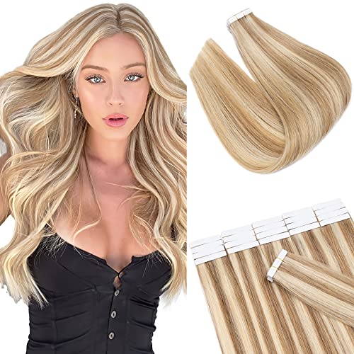 Golden Brown mix Bleach Blonde
