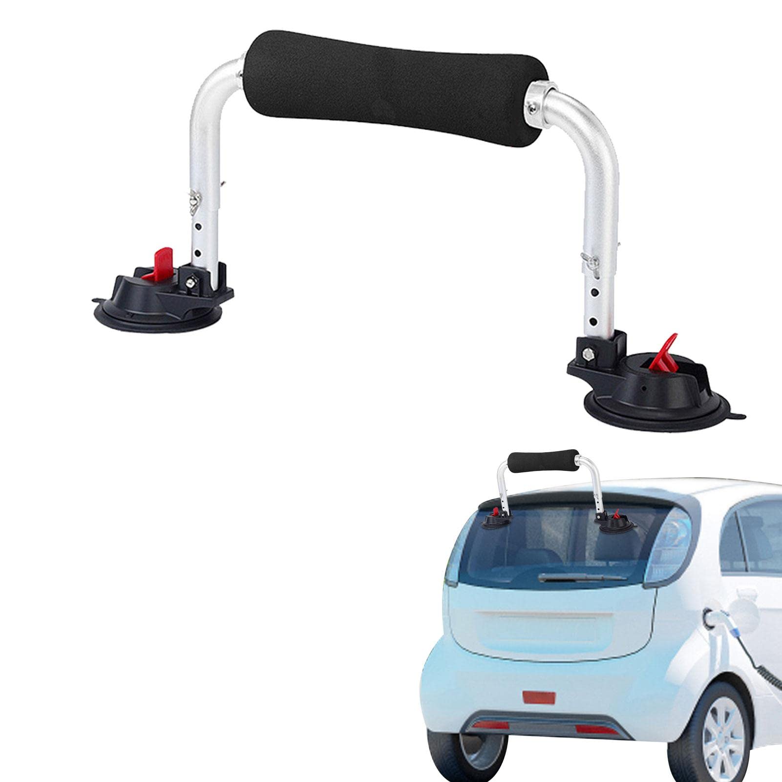 Aluminum Alloy Car Kayak Rack with Heavy-Duty Suction Cups - Kayak Load Assist for Easy Transportation | Perfect for Outdoor Adventures, Beach Trips & Water Sports