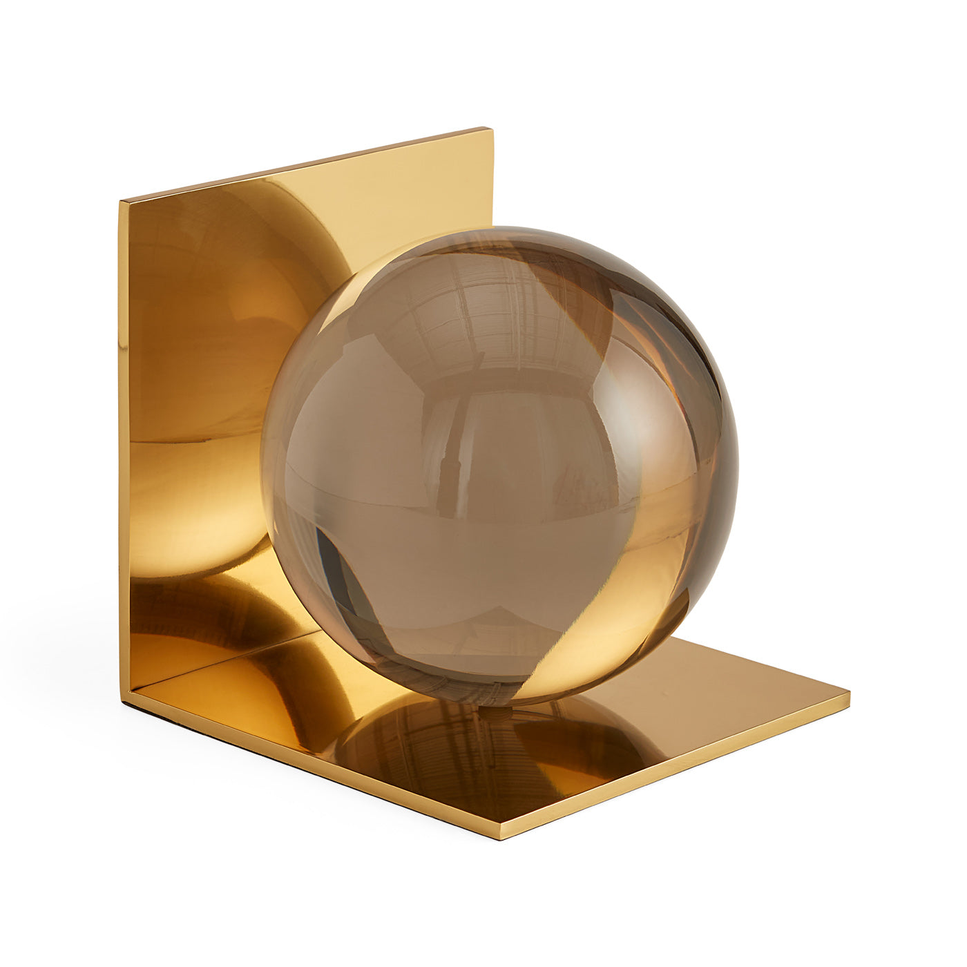 Globo Bookends - Heavy Duty Metal Bookends for Shelves - Perfect for Home, Office, and Library Organization