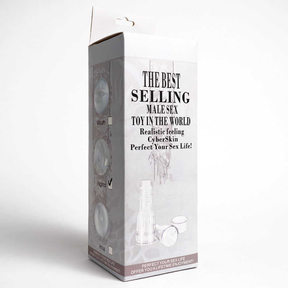 Ultra-Realistic Crystal Clear Textured Vagina Masturbator - Lifelike Feel for Enhanced Pleasure | Perfect for Solo Play & Discreet Adult Entertainment